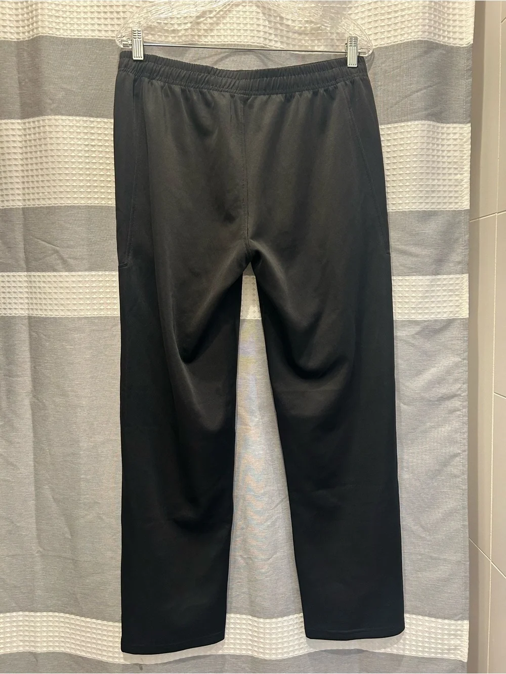 OutdoorSports Black 2 Piece Track Suit Set with Full Zip Jacket & Pants Size M